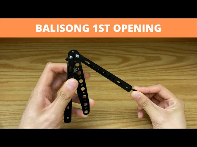 How I learned my first balisong opening (horizontal) for beginners