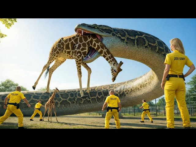 Heroic Rescue Team Battles Giant Python to Save Village