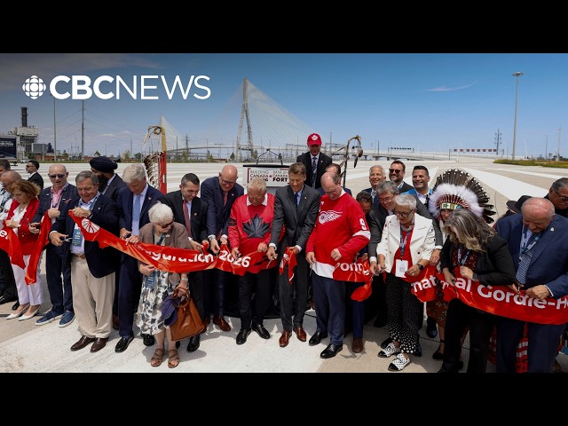 Gordie Howe bridge opening ceremony takes place with no U.S. representation