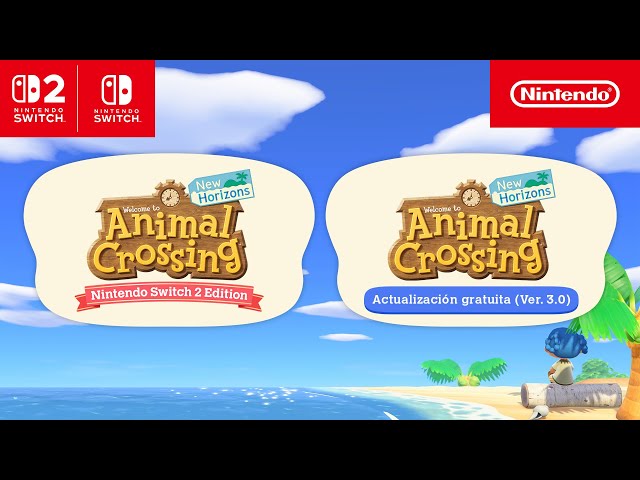 Animal Crossing: New Horizons – Actualización gratuita y versión Nintendo Switch 2 Edition