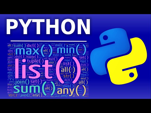 Built-in Functions for Data Structures / Iterables - Python Tutorial #13 [Beginners]