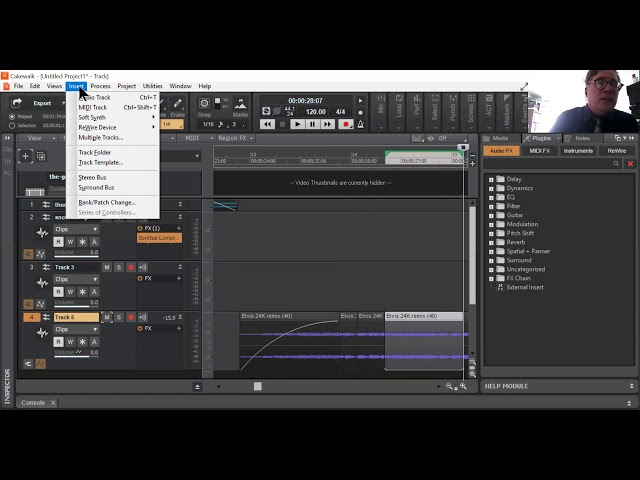 Clip and Track volume controls