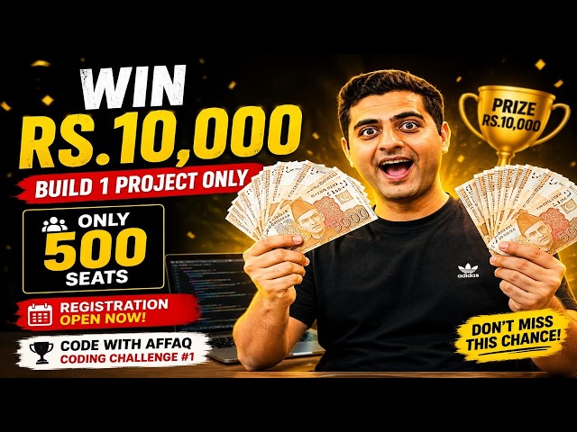 Build Project 1 & Win Rs.10,000 💰 | Code With Affaq Coding Challenge #1