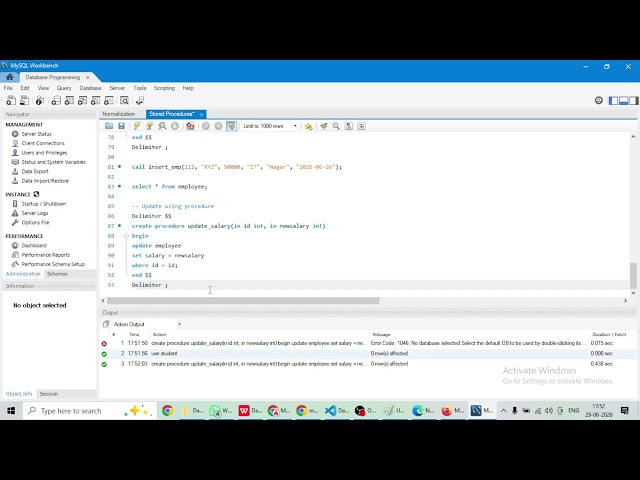 SQL Lecture: Stored Procedures & Cursors