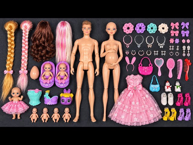 14Minutes Satisfying with Unboxing Barbie Family Playset, Cute Dolls Set Toys ASMR | Review Toys 