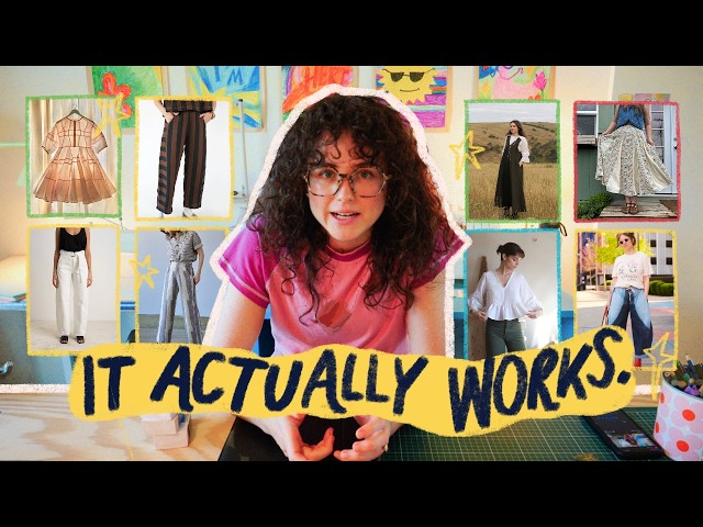 making a SIMPLE, AFFORDABLE & CLEAR sewing pattern organising system (also it's cute)