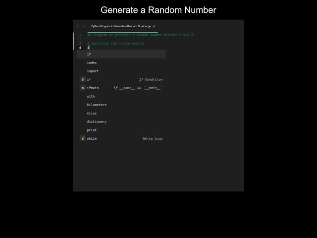 Generate a Random Number in Python | Python Examples | Python Coding Tutorial | Python Interview
