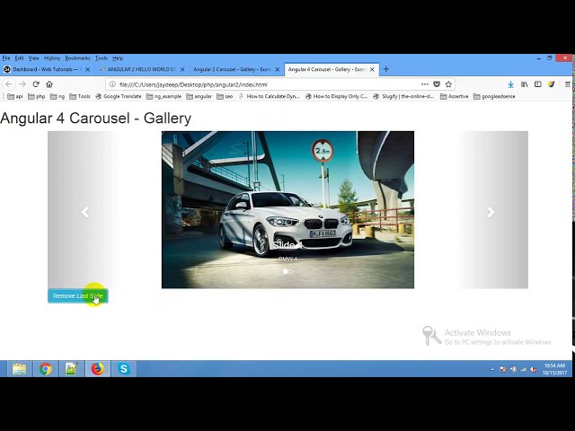 Angular4 Image Slider - angular 4 carousel component - angular4 carousel