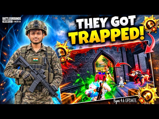 THEY GOT TRAPPED! 😳.. BGMI 4.6 Update clutch 🔥|| @Two_G_Prime78 