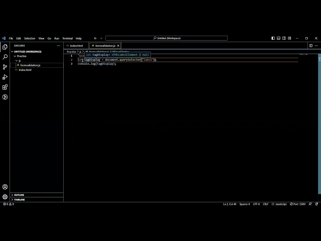 document.querySelector(CSS Selectors) using Element selector in JavaScript