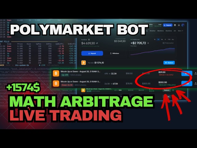 Polymarket Trading Bot 2026 - Arbitrage Spread Strategy - 2 Legs UP/DOWN - Predictions Market Maker