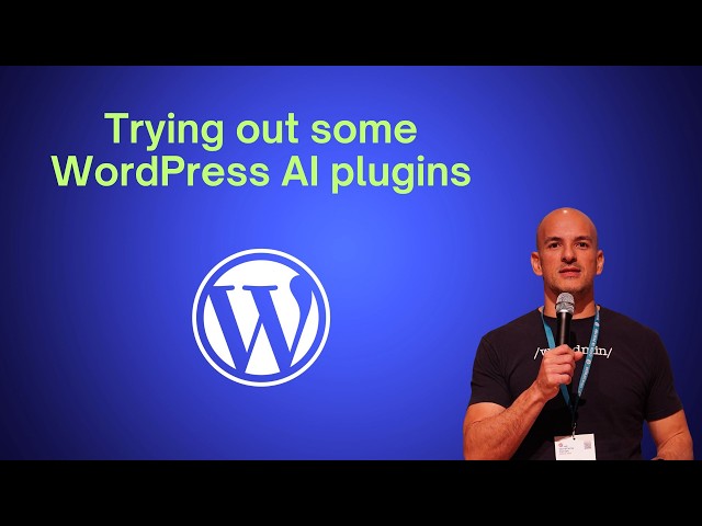 Testing out some AI plugins