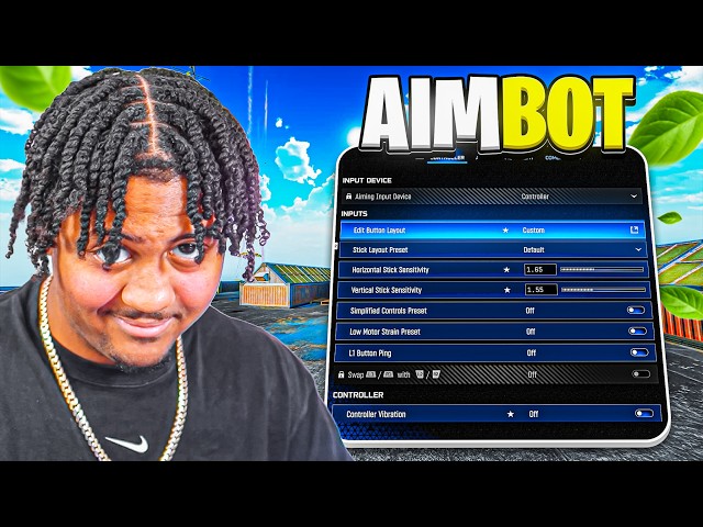 MY NEW SETTINGS GAVE ME AIMBOT ON WARZONE 😍
