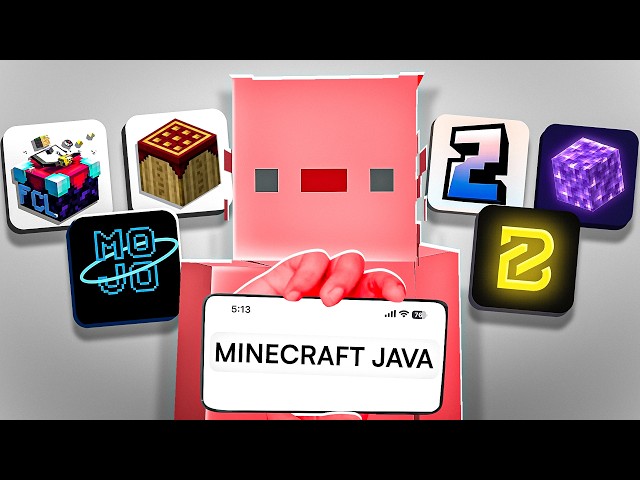 I TRIED ALL THE LAUNCHERS FOR CELL PHONE (minecraft java android)