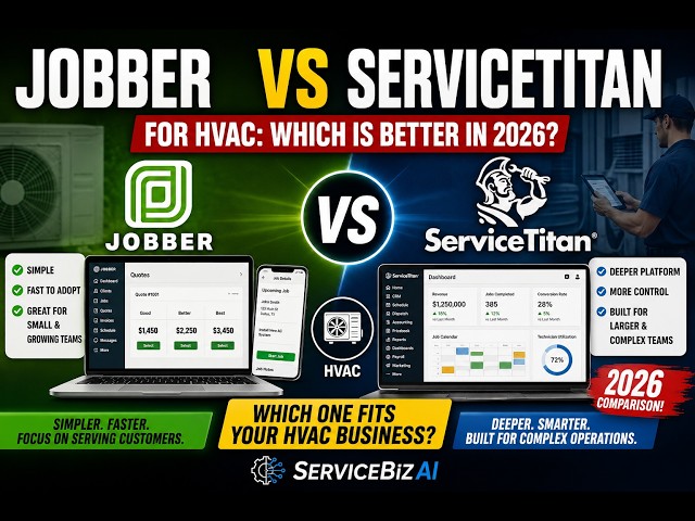 Jobber vs ServiceTitan for HVAC: Which Is Better in 2026?