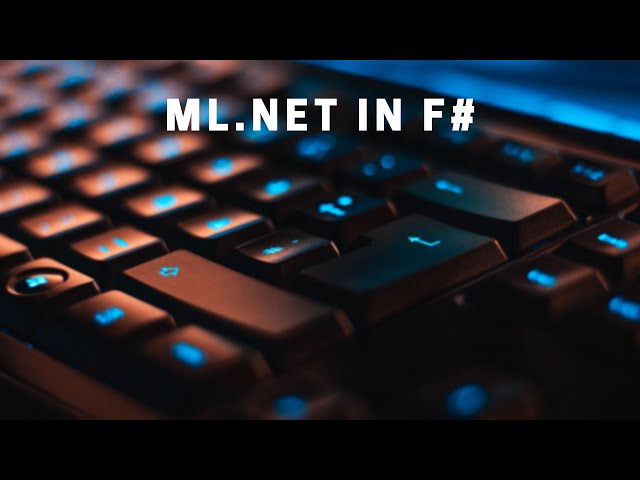 Build a ML.NET Machine Learning Model in F#