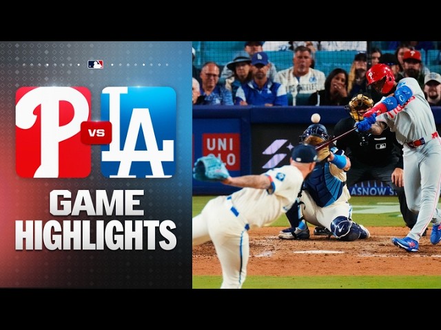 Phillies vs. Dodgers Game Highlights (5/30/26) | MLB Highlights
