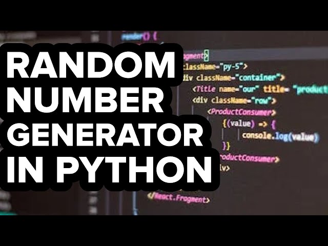 How to make a Random Number Generator in Python (Easy Tutorial)