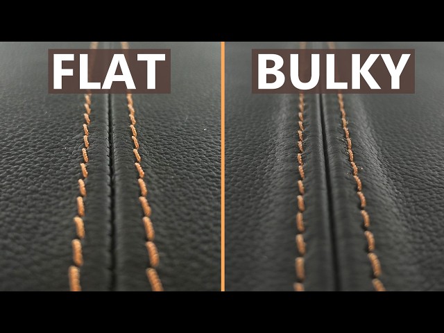 Flat Seams for dashboards, armrests, etc. (No Seat Covers)- Leather Upholstery