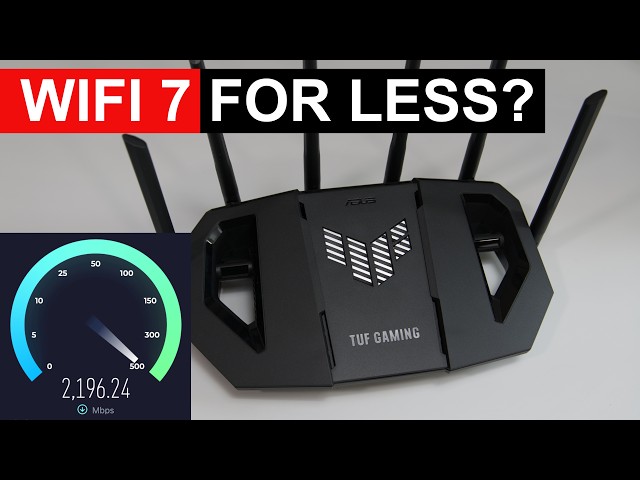 ASUS TUF BE9400 Wi-Fi 7 Router: Unboxing to 100ft Range Test!