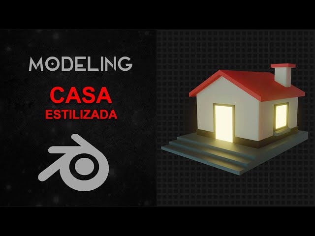 STYLIZED HOUSE Modeling - EASY! | BLENDER MODELING