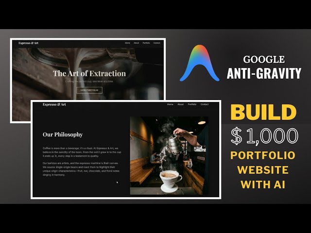 How to Use Google Antigravity to Build a Product Portfolio Website Without Any Coding