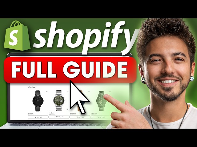 Shopify Full Tutorial for Beginners | 2026 Step by Step