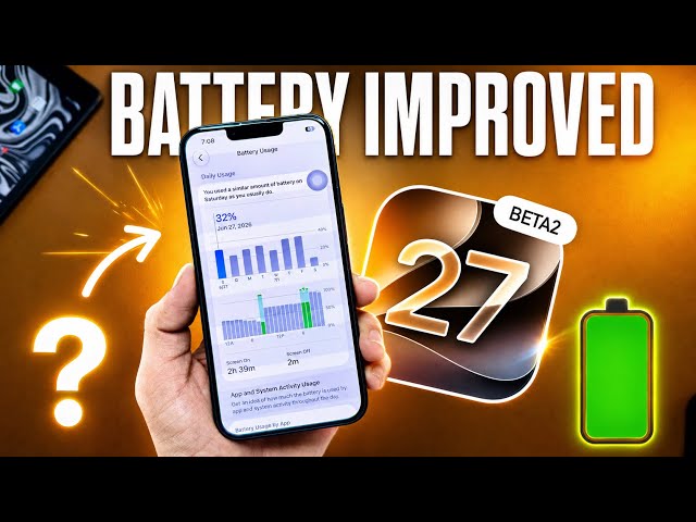 iOS 17 Beta 2 Battery Test – HUGE Improvement? Full Battery Backup Review 🔋