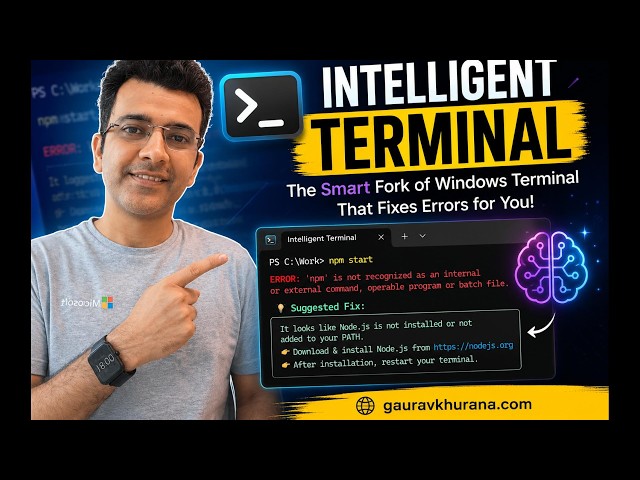 Intelligent Terminal: Never Copy-Paste Errors Again