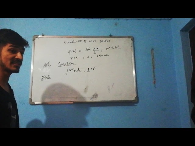 Normalization of Wave function and steps , probability density function