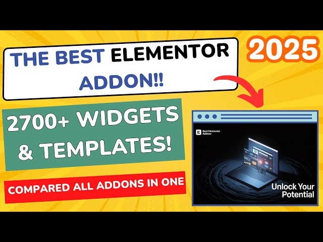 Best Elementor Addons Plugin in 2025 🔥 Tested & Compared (Cheapest & Most Powerful)