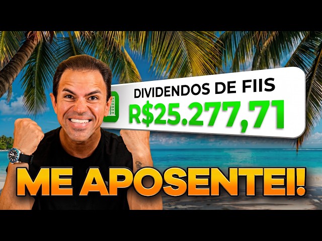 How I RETIRED with R$ 25,277 in REIT DIVIDENDS! My DIVIDEND PORTFOLIO!