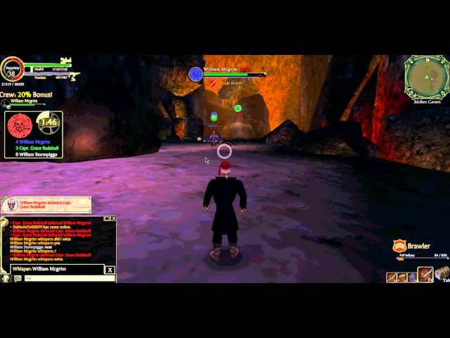 William Mcgrim  vs Capt. Grace Redskull [Hippie] - POTCO pvp