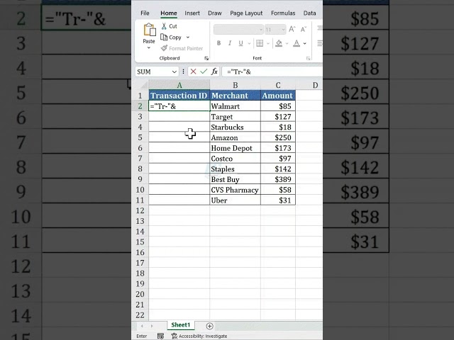 Stop Typing IDs! Generate Automatic IDs in Excel