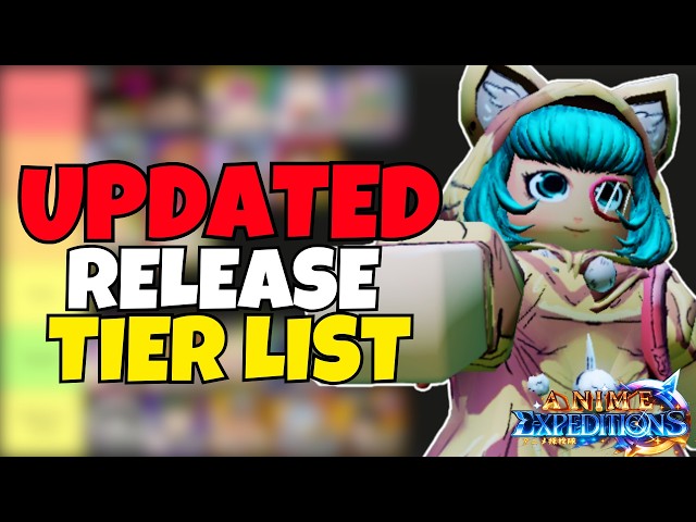 Updated Release Tier list in Anime Expedition after 7 days