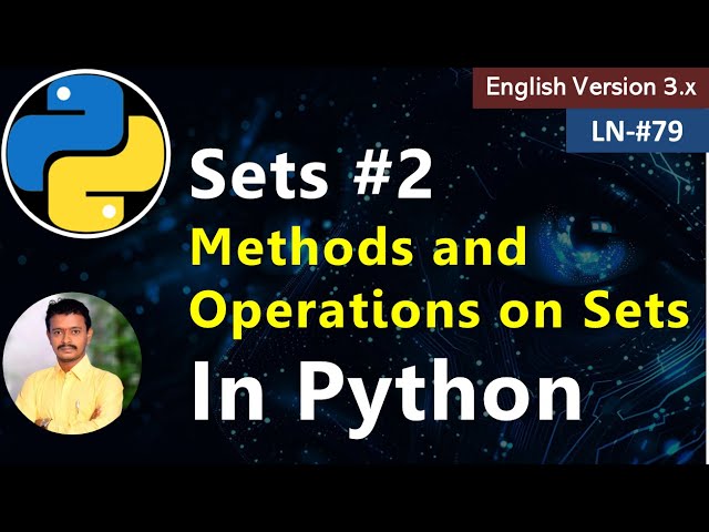 Sets in Python Explained | Methods and operations on sets In Python? #python #shortsfeed #education