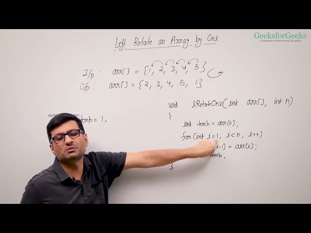 13. Left Rotate an Array by One | Time and Space Complexity explained in literally 5 minutes | Big O