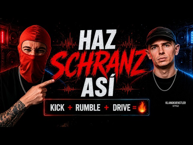 CÓMO HACER HARD TECHNO como KLANGKUENSTLER  🔨| MASTERCLASS SCHRANZ ☢️