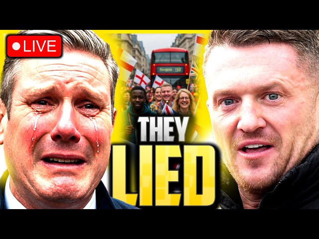 They Called Tommy Robinson’s March “Racist”… Then THIS Happened! (LIVE)