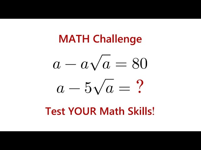 Can You Solve This Tricky Algebra Exam Problem?