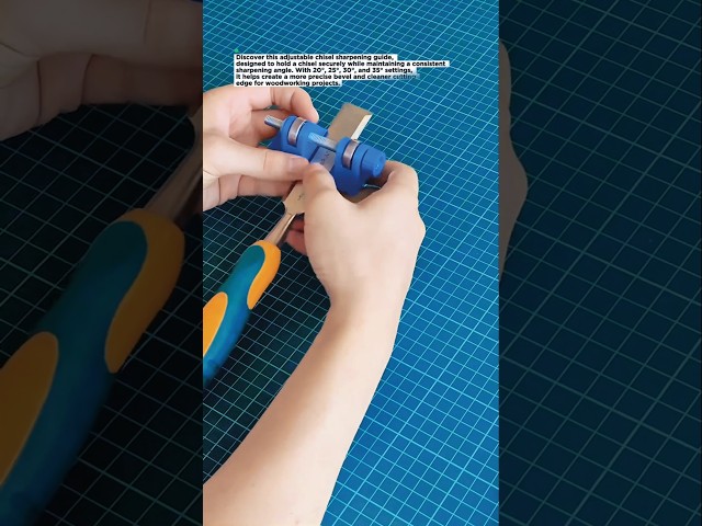 Title: This Chisel Sharpening Guide Makes Perfect Sharpening Angles! 🔥 20° 25° 30° 35°
