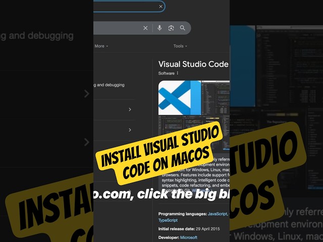 How to Install Visual Studio Code on macOS (Fast & Easy) 2025 #visualstudio