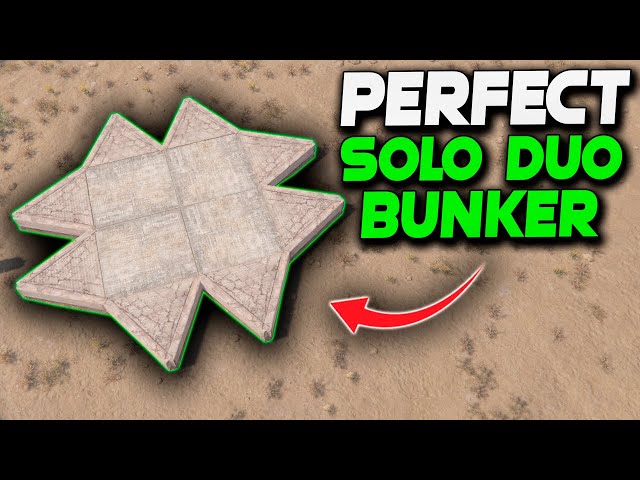 Perfect SOLO DUO BUNKER In Rust 2024 / Rust Base Design