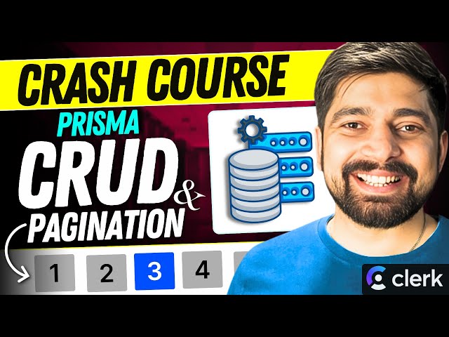 A crash course on prisma CRUD and pagination