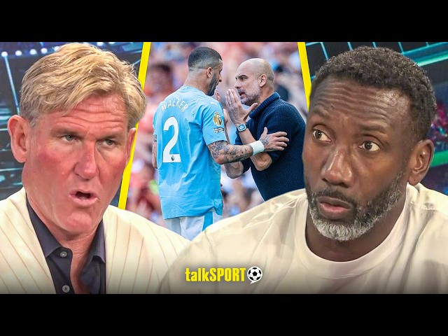 Jimmy Floyd Hasselbaink EXAMINES Kyle Walker & Pep Guardiola FEUD and reveals PLAYER INSIGHT!