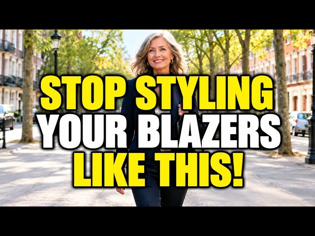 How To Style Blazers At 60 And Instantly look Amazing
