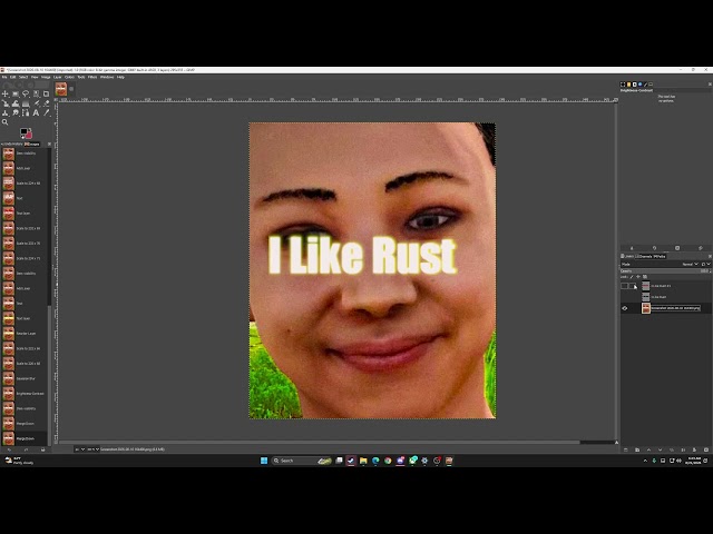 How To Add Drop Shadow To Text in GIMP