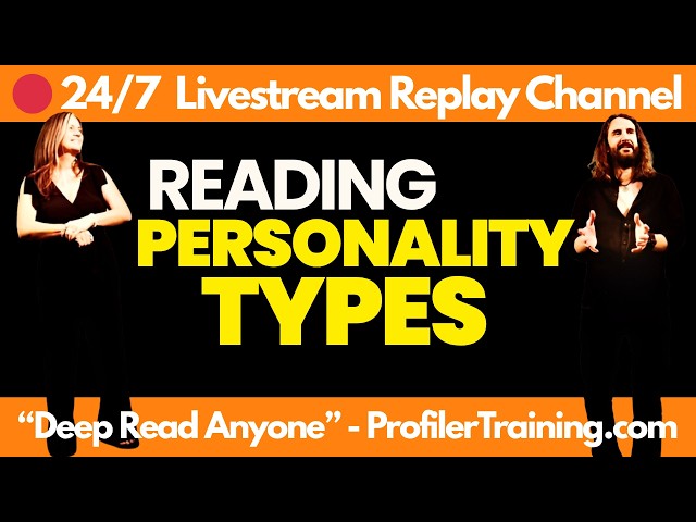 🔴 Personality Profiler Training — 24/7 Livestream Replay - ProfilerTraining.com