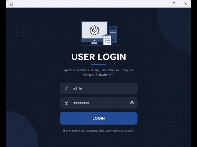 Aplikasi Inventaris Barang Laboratorium Komputer Untuk Kampus/Sekolah XYZ berbasis web | Netbeans