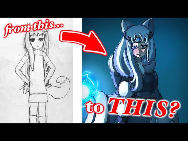 REDESIGNING My Old Characters